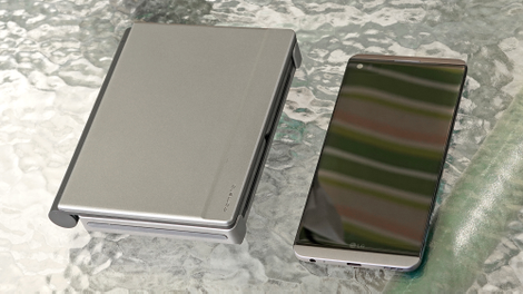 It’s not as svelte as a smartphone, but it’s a more convenient everyday carry than a laptop.